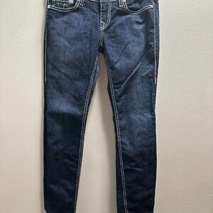 True Religion Jeans Women's Size 29 Blue Stella Skinny Cotton Blend